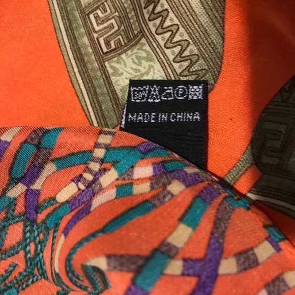 HSYT Tribal Print Silky Feeling Polyester Scarf - Picture 8 of 8